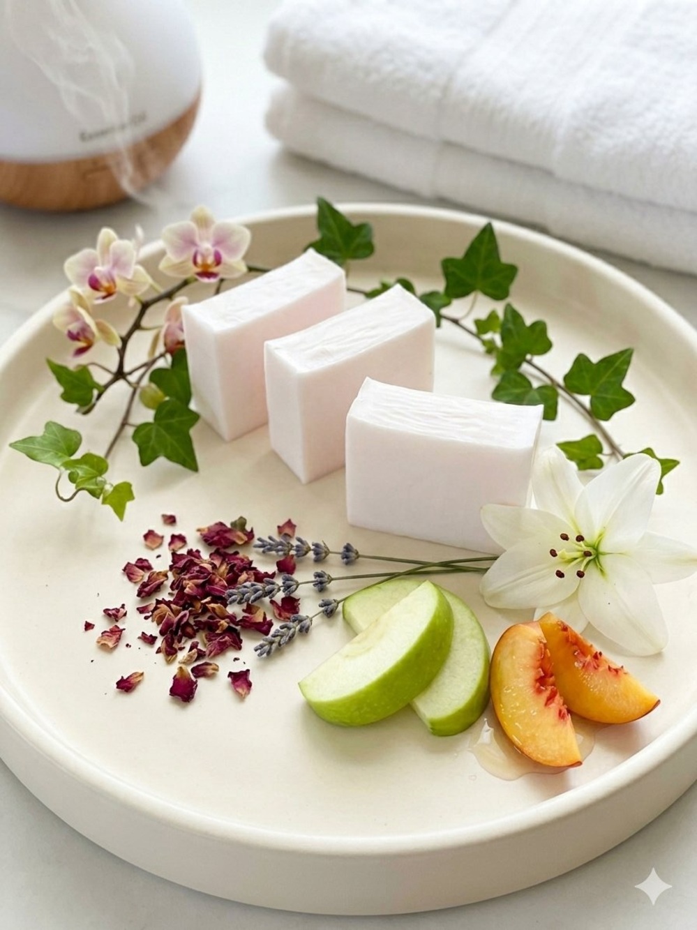 LOVESPELL GOAT MILK SOAP 3 Bar Handcrafted Handmade by Orchid & Vine